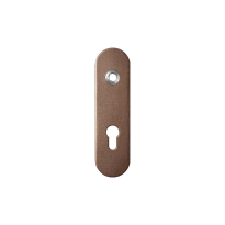 GPF1110.A2L kortschild afgerond PC72 linksdraaiend Bronze blend