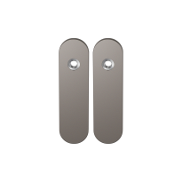 GPF1110.A3 kortschild afgerond blind Mocca blend