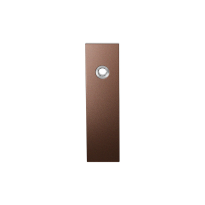 GPF1115.A2L kortschild rechthoekig linksdraaiend Bronze blend