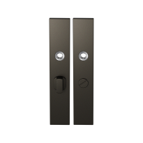 GPF1125.A1 langschild rechthoekig WC57/5 grote knop Dark blend