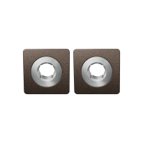 GPF1142.A1 Minimalistische rozet 28x28x1,5mm Dark Blend