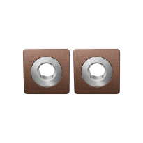 GPF1142.A2 Minimalistische rozet 28x28x1,5mm Bronze Blend