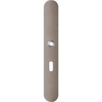GPF1170.A3L langschild afgerond BB56 linksdraaiend Mocca blend