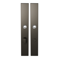 GPF1175.A1 langschild rechthoekig WC72/8 grote knop Dark blend