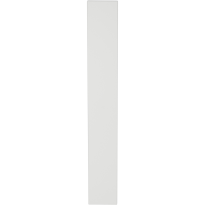 GPF1275.62L/R langschild XL rechthoekig blind zonder krukgat links-/ rechtsdraaiend wit