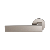 GPF1304.A3-00L/R Mocca blend deurkruk Tapu op ronde rozet, links-/ rechtswijzend
