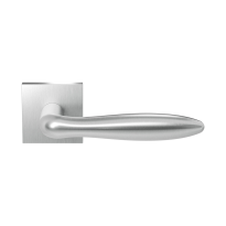 GPF1314.09-02 Rangi deurkruk op vierkante rozet RVS, 50x8mm