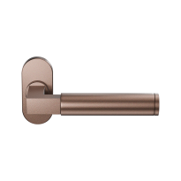 GPF2080.A2-04 Bronze blend deurkruk op ovale rozet