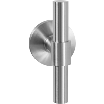 GPF3046.09-00L/R RVS kruiskruk Hipi Deux op ronde rozet, links-/ rechtswijzend