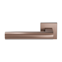 GPF3145.A2-02L Bronze blend deurkruk Umu op vierkante rozet, linkswijzend