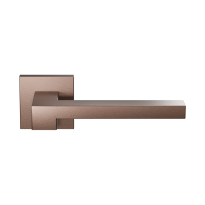 GPF3160.A2-02R Bronze blend deurkruk Raa op vierkante rozet, rechtswijzend
