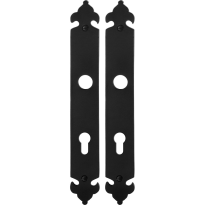 GPF6100.25 langschild PC72 smeedijzer zwart