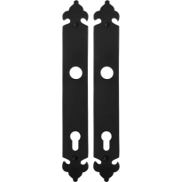GPF6100.25 langschild PC92 smeedijzer zwart