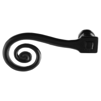 GPF6200.60L Smeedijzer zwart Kera deurkruk linkswijzend