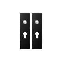 GPF8100.15 kortschild rechthoekig PC55 zwart