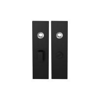 GPF8100.15 kortschild rechthoekig WC57/5 grote knop zwart