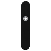 GPF8100.20R langschild afgerond PC72 rechtsdraaiend zwart