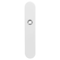 GPF8100.60L langschild afgerond linksdraaiend wit