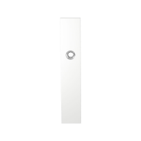 GPF8100.65R langschild rechthoekig rechtsdraaiend wit
