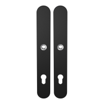 GPF8100.70 langschild XL afgerond PC92 zwart