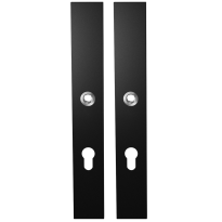 GPF8100.75 langschild XL rechthoekig PC72 zwart