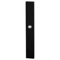 GPF8100.75L langschild XL rechthoekig BB72 linksdraaiend zwart