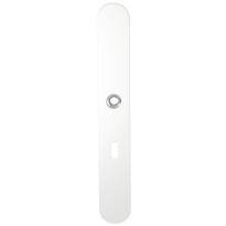 GPF8100.80R langschild XL afgerond BB56 rechtsdraaiend wit