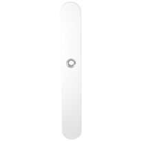 GPF8100.80R langschild XL afgerond blind rechtsdraaiend wit