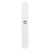 GPF8100.80R langschild XL afgerond PC72 rechtsdraaiend wit