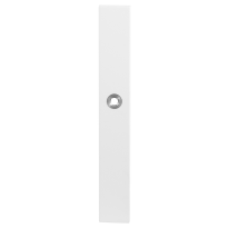 GPF8100.85R langschild XL rechthoekig blind rechtsdraaiend wit