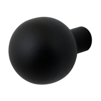 GPF8854.61 zwart kogel knop 50mm t.b.v. veiligheidsschilden vast incl. wisselstift