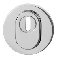 GPF9392.49.O199 veiligheidsbuitenrozet rond 54 mm SKG*** met kerntrek RVS gepolijst