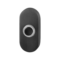 GPF9826.04P1 deurbel ovaal 70x32x10 mm PVD antraciet