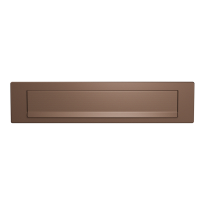 GPF9830.A2 briefplaat Bronze blend 340x77 mm