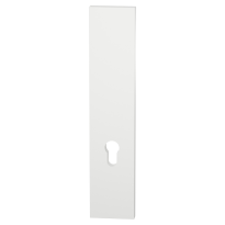 GPF9847.62 veiligheidsbuitenschild zonder krukgat PC92 rechthoekig wit