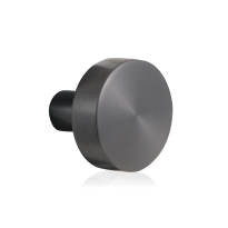 GPF9852.P1 vlakke knop 52x16mm tbv VH-schilden vast incl. wisselstift PVD antraciet