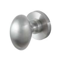 GPF9951.09-00 RVS mat ei-knop S1 62mm draaibaar met ronde rozet