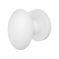 GPF9951.62-00 Wit ei-knop S1 62mm draaibaar met ronde rozet