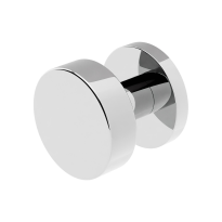 GPF9952.49-00 RVS gepolijst vlakke knop S2 met rozet 52x16mm vast met knopvastzetter