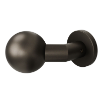 GPF9953.A1-00 Dark blend verkropte kogelknop S2 55mm met knopvastzetter met ronde rozet