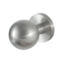 GPF9954.09-00 RVS mat kogelknop 50mm met ronde rozet