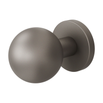 GPF9954.A3-00 Mocca blend kogelknop S2 50mm met knopvastzetter met ronde rozet