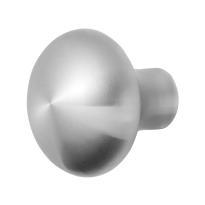GPF9959.09 Paddenstoel knop S1 RVS geborsteld draaibaar incl. krukstift 52mm