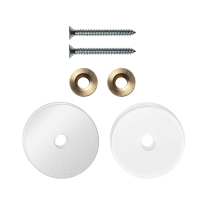 GPF996962EB35 enkele greep bevestigingsset wit op hout blinde montage 35x2mm