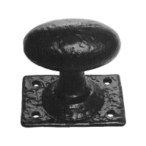 KP1551 knopkruk 63x39mm op rozet vierkant 66x50mm draaibaar