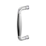 Deurgreep jaren 30 Ika RVS geborsteld/RVS gepolijst 207x63mm