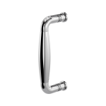 Deurgreep jaren 30 Ika RVS gepolijst 157x62mm