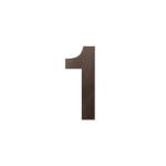 GPF Dark blend huisnummer 1 L, 200 mm