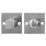 GPF0903.08 toiletgarnituur 50x50x2mm stift 8mm RVS geborsteld