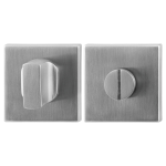 GPF0910.02 toiletgarnituur 50x50x8mm stift 8mm RVS geborsteld